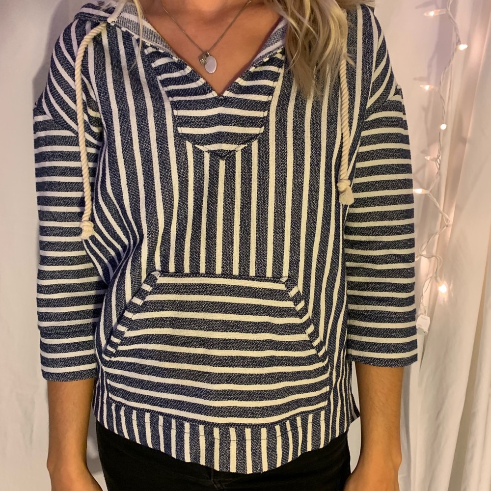 Nautical Striped Hoodie